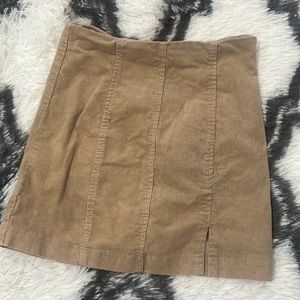 Forever 21 tan mini skirt